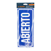 Letrero "abierto y cerrado" truper